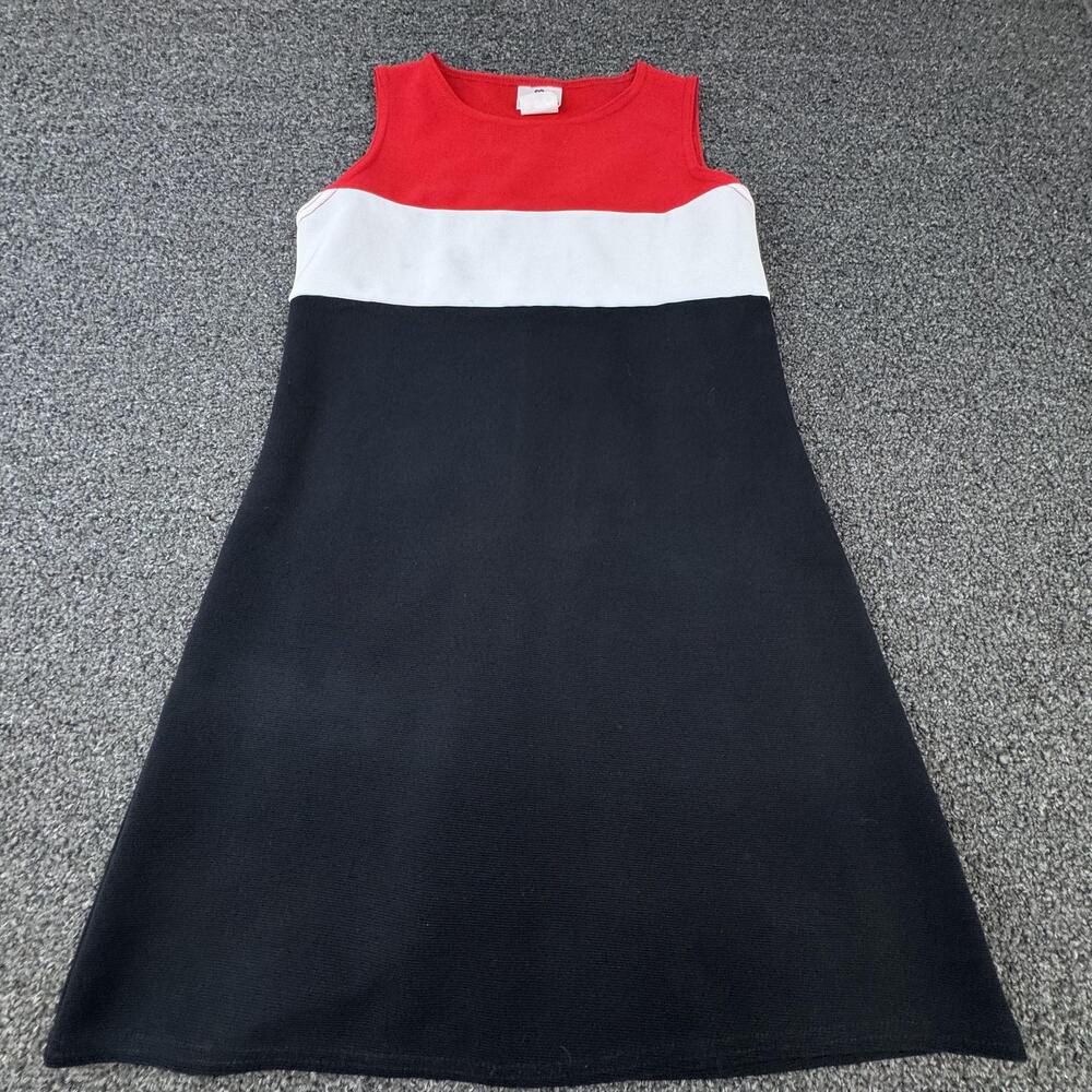 JALATE Dress Womens S Multicolor A-Line Knee Length Colorblock Sleeveless